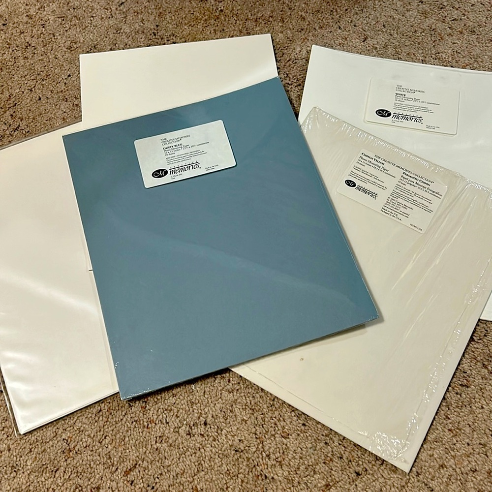 Creative Memories Photo Mounting Paper Lot